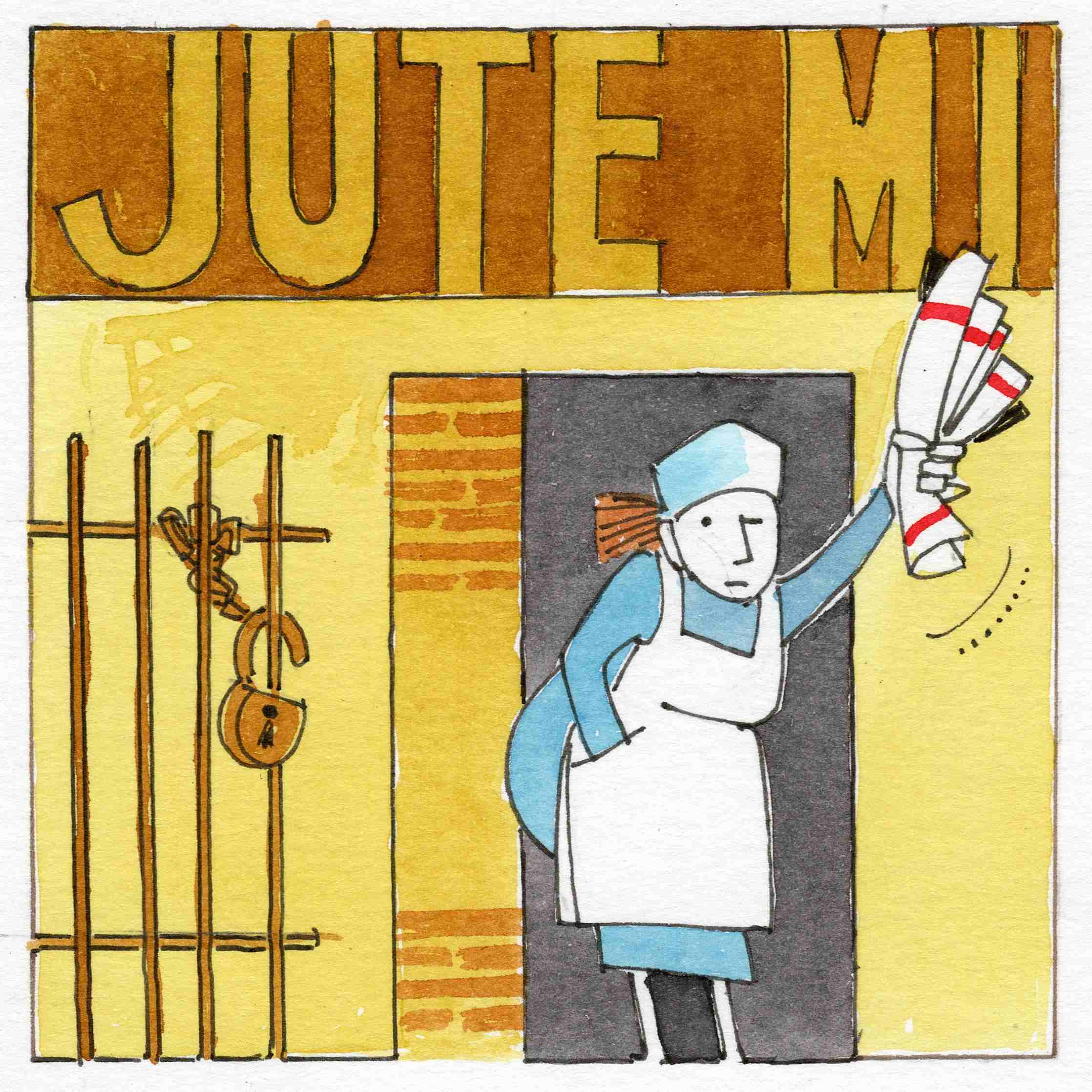 A nickname for Dundee, from its long history of textile manufacturing.