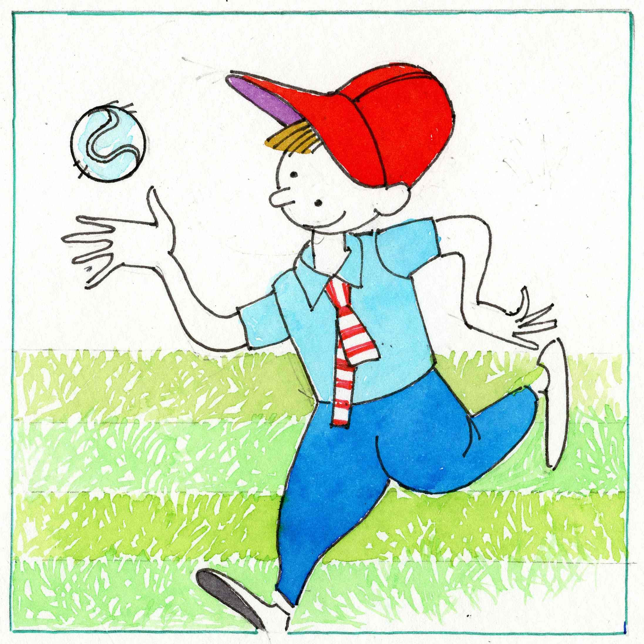 A small person; a tricky or precocious child.